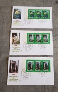 VATICANO CONSERVATION NATURE 3 FIRST DAY COVER 1995 - Picture 1 of 2