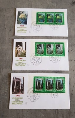 VATICANO CONSERVATION NATURE 3 FIRST DAY COVER 1995 - Image 1 of 2