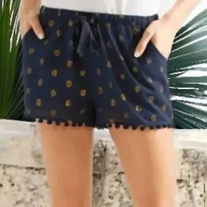 Figue Boho Maja Pom Pom Shorts Navy/Gold~$198 - Picture 1 of 9