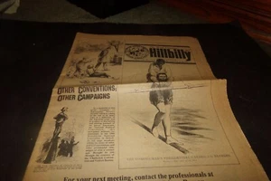 Vintage West Virginia Hillbilly Newspaper Past Presidential Campaigns1980 - Picture 1 of 11