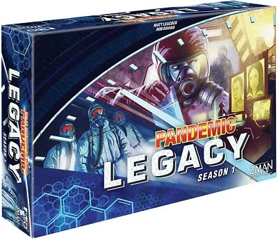 PANDEMIC LEGACY SEASON 1 BLUE EDITION - FACTORY SEALED NEW - Image 1 of 3