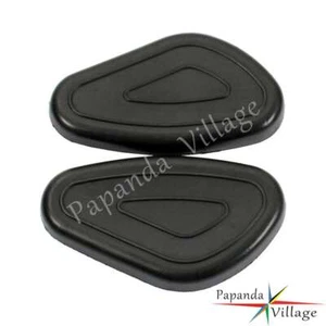 For BMW M72 R75 DBK KS KS750 Dnepr Ural Sidecar Fuel Tank Knee Rubber Pads Black - Picture 1 of 11