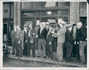 1936 Longshoreman Pickets San Francisco Press Photo - Picture 1 of 2