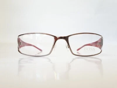 Hugo Boss Gafas Mujer Plata Ovalado Grueso Templo Rosa Metal Mod.11577 NUEVO Foto 1 de 4
