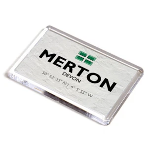 FRIDGE MAGNET - Merton, Devon - Lat/Long SS5212 - Picture 1 of 1