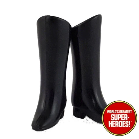 Mego Star Trek Uhura Black Boots Reproduction for 8” Figure WGSH Custom Parts Cover