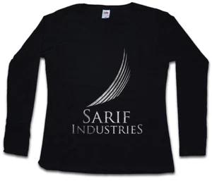 SARIF LOGO DAMEN LANGARM T-SHIRT Game Company Industries Insignia Sign - Picture 1 of 1