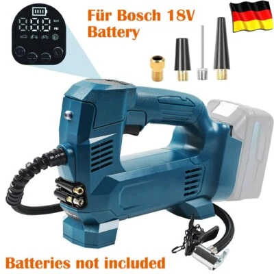 MARKENLOS Elektrische Akku Luftpumpe Air Inflator mit LED-Licht für Bosch 18V GBA Akku