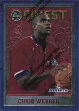 1995 Finest #144 Chris Webber   Card RG