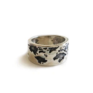 map silver ring world globe earth traveler jewelry biker lucky gift men vintage - Picture 1 of 12