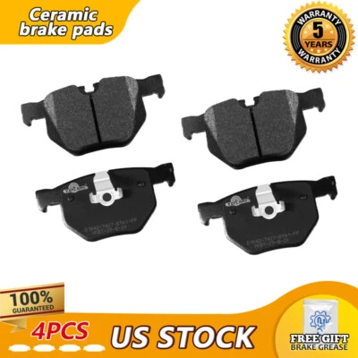 Apto para BMW 525i 525xi 528i xDrive 528xi 530i 530xi, pastillas de freno traseras de cerámica Foto 1 de 4