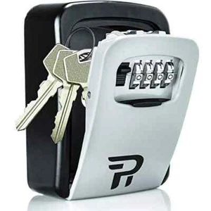 Key Lock Box Outside Rudy Run Wall Mount Lockbox Keys Outdoor Combinationđź‘€ - Picture 1 of 6