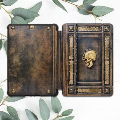 Vintage Book Skull Cover Case For All-new Kindle 10th Gen Kindle Paperwhite - Image 1 of 3