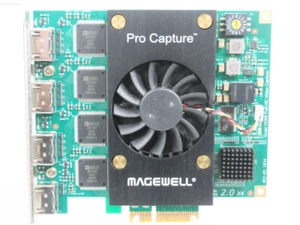 MAGEWELL 11100 QUAD HDMI FULL-HD VIDEO CAPTURE CARD 1080P NOT 4K - Picture 1 of 5