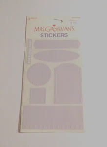 Mrs. Grossman's Stickers Lot 3 Sheets Brand New Package ~Lavender Sachet~ Tags - Picture 1 of 1