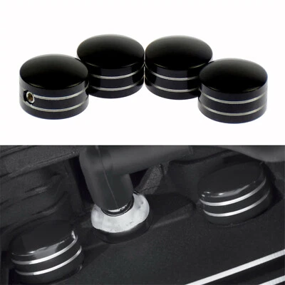4pcs étincelle Bouchon Couvrir pour Harley Twin Cam Sportster 883 1200 Softail - Photo 1/4