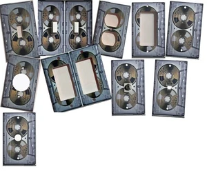 Cassette Tape Teac Light Switch Power Outlet Toggle wall Cover Plate Home Decor - Picture 1 of 44