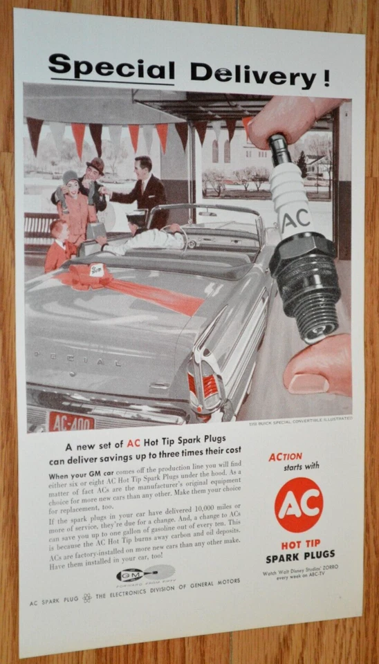 1958 BUICK ESPECIAL CONVERSÍVEL ORIGINAL VINTAGE ANÚNCIO IMPRESSO 58 - Imagem 1 de 1