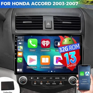Apple CarPlay For Honda Accord 7 2003-2007 Android 13 Car Stereo Radio GPS Wifi - Picture 1 of 19