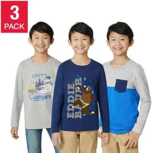 Eddie Bauer Kids Youth 3 Pack T-Shirt Size M (10/12), New with Tags - Picture 1 of 2