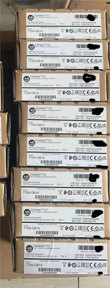 1769-OB16 /B CompactLogix 16 Pt 24VDC D/O Module PLC Sourcing Output New Sealed - Image 1 of 1