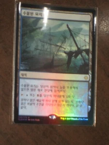 (Foil) [NM] MTG Korean, Ixalan, 1 x Drowned Catacomb - Picture 1 of 1