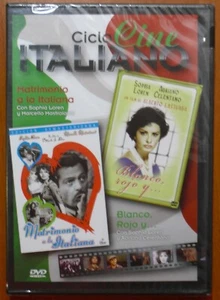 Matrimonio a la italiana + Blanco, rojo y...[DVD] Cine Italiano Sophia Loren NEW - Picture 1 of 1