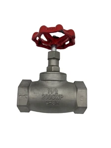 Aloyco Globe Valve 1/1/2" 200CWP CF8M - Picture 1 of 3