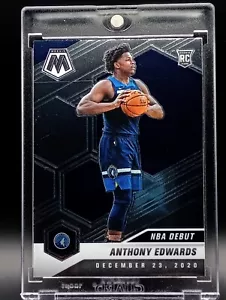 Anthony Edwards 2020-21 Panini Mosaic Basketball NBA Debut Rookie Card #261 RC - Bild 1 von 3