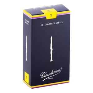 Vandoren E Flat Clarinet Reed Traditional Grade 1 Box of 10 - Picture 1 of 1