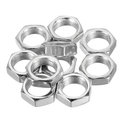 10er-Pack M14x1.0 Sechskantmuttern aus Stahl,Hardware-Muttern,7mm Höhe - Bild 1 von 4