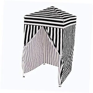 Impact 4'x4' Pop up Changing Black and White Black,White Dressing Room - Picture 1 of 7