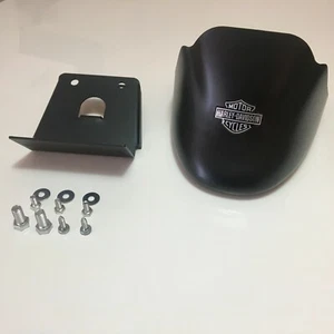 Puntale Spoiler Harley Davidson Sportster 883 Iron 883R Fortyeight nero con logo - Foto 1 di 2