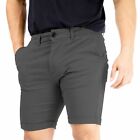 Mens Chino Shorts Stretch Cotton Twill Lightweight Casual Summer Size 30-42 New
