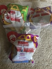 McDonalds Marvel 1996 Happy Meal Thing Storm And Wolverine Vehicles New