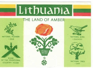 Radio Vilnius Lithuania Short Wave Broadcast QSL Card - circa. 1998 - Picture 1 of 2