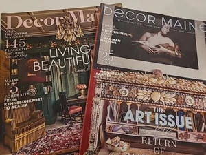 2 Rare Issues Of DECOR MAINE Magazine (New England Home Design) #4 & #6 / 2022 - Picture 1 of 7