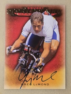 2025 Goodwin Champions GREG LeMOND Goudey Sport Royalty Auto #SRA-GL USA SSP - Bild 1 von 2