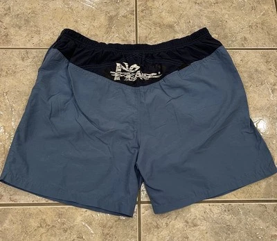 Pantalones Cortos De Colección Años 90 Para Hombre XL No Fear Nylon Pantalones Cortos Grunge Patinador Bolsos Foto 1 de 4