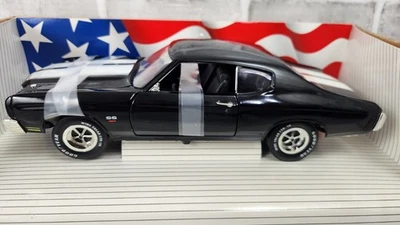 ERTL American Muscle Black 1970 Chevelle SS454 LS6 肉豆蔻 #1 1: 18 压铸 7003 — 第 1/4 张图片