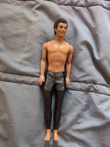 Vintage 1990s Mattel Barbie Ocean Friends Ken Doll Scuba In Sparkle Beach Trunk - Picture 1 of 4