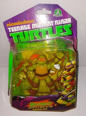 Figura de acción Michelangelo Teenage Mutant Ninja Turtles TMNT Jokester dañada  Foto 1 de 4