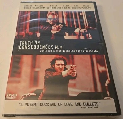 Truth or Consequences N.M. New Sealed DVD Kiefer Sutherland Vincent Gallo OOP Foto 1 de 2