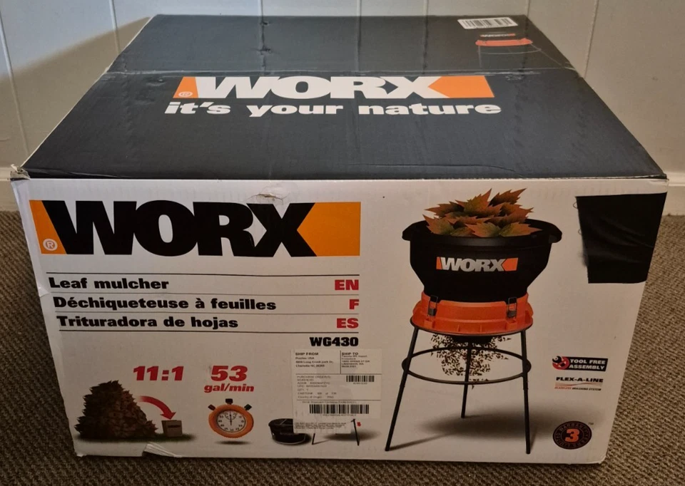 WG430 WORX 13 AMP Elektro Laubmulcher - Bild 1 von 3
