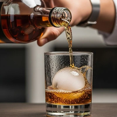 [4-Pack] Large Silicone Ice Cube Tray (Ice Ball / Ice Cube Mold)-PINK - Image 1 of 4