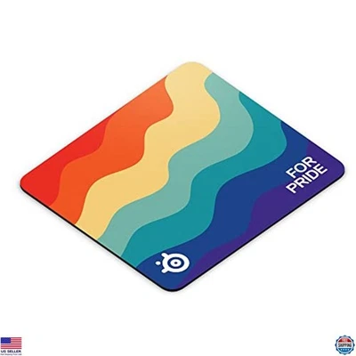 SteelSeries QcK Large Rainbow Gaming Mouse Pad - Limited Edition Pride, Washable - Image 1 of 3