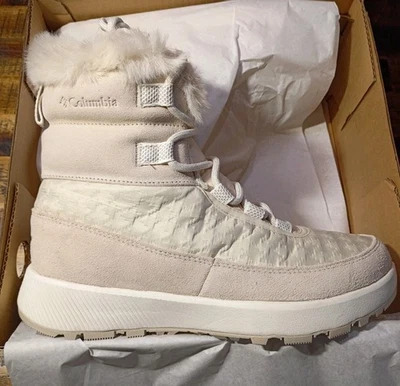 Mujer COLUMBIA OMNI HEAT ¡Oro!  Bota de nieve Slopeside Peak 2 Luxe IMPERMEABLE 7,5 Foto 1 de 4