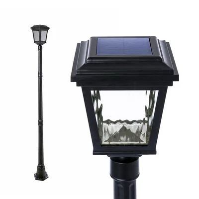 Dusk to Dawn Ultra Bright Solar Lamp Post Light - 71" Tall Decorative Outdoor... - Image 1 of 4