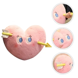 1 PC Kissenpfeil durchbohrtes Herzbettkissen Kissen Cartoon Spielzeug - Bild 1 von 12