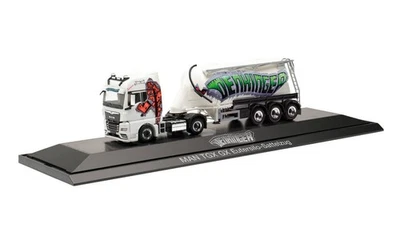Herpa HE122221 1/87 MAN TGX GX Eutersilo-Sattelzug Denkinger Modello Auto - Immagine 1 di 4